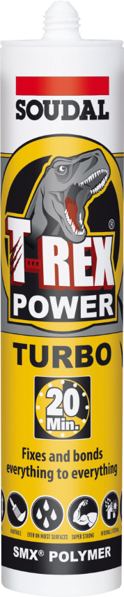 SOUDAL T-REX POWER TURBO - WHITE ( 290ML) 